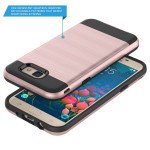 Wholesale Samsung Galaxy J5 Prime, G570, On5 (2016) Armor Hybrid Case (Rose Gold)